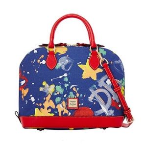 Dooney & Bourke Graffiti Zip Zip Satchel 💙